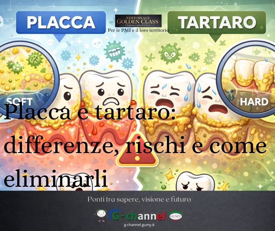 Placca e tartaro: differenze, rischi e come eliminarli 